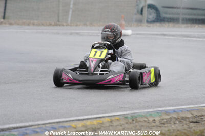 12/04/2009 : 1ère manche du Championnat Sud et 1ère manche du Championnat Régional Languedoc-Roussillon à Lavelanet (photos Patrick Lascombes) 2009 — karting