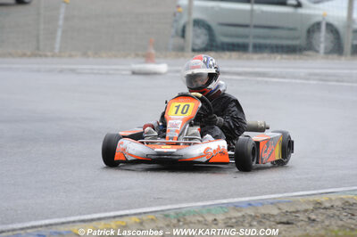 12/04/2009 : 1ère manche du Championnat Sud et 1ère manche du Championnat Régional Languedoc-Roussillon à Lavelanet (photos Patrick Lascombes) 2009 — karting