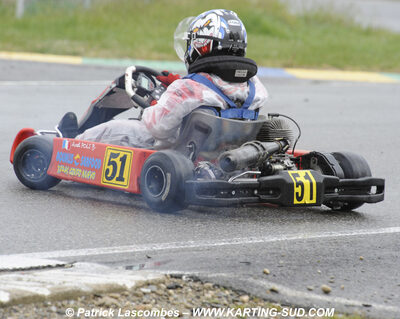 12/04/2009 : 1ère manche du Championnat Sud et 1ère manche du Championnat Régional Languedoc-Roussillon à Lavelanet (photos Patrick Lascombes) 2009 — karting