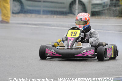 12/04/2009 : 1ère manche du Championnat Sud et 1ère manche du Championnat Régional Languedoc-Roussillon à Lavelanet (photos Patrick Lascombes) 2009 — karting