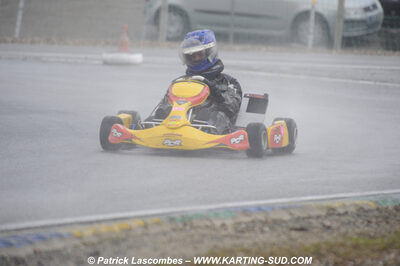 12/04/2009 : 1ère manche du Championnat Sud et 1ère manche du Championnat Régional Languedoc-Roussillon à Lavelanet (photos Patrick Lascombes) 2009 — karting
