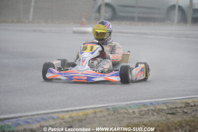 12/04/2009 : 1ère manche du Championnat Sud et 1ère manche du Championnat Régional Languedoc-Roussillon à Lavelanet (photos Patrick Lascombes) 2009 — karting