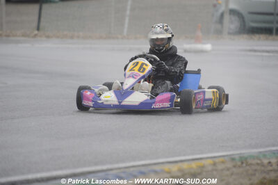 12/04/2009 : 1ère manche du Championnat Sud et 1ère manche du Championnat Régional Languedoc-Roussillon à Lavelanet (photos Patrick Lascombes) 2009 — karting