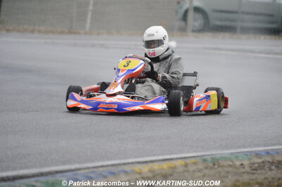 12/04/2009 : 1ère manche du Championnat Sud et 1ère manche du Championnat Régional Languedoc-Roussillon à Lavelanet (photos Patrick Lascombes) 2009 — karting