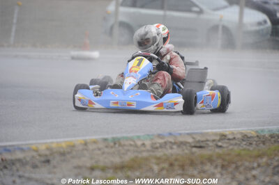 12/04/2009 : 1ère manche du Championnat Sud et 1ère manche du Championnat Régional Languedoc-Roussillon à Lavelanet (photos Patrick Lascombes) 2009 — karting