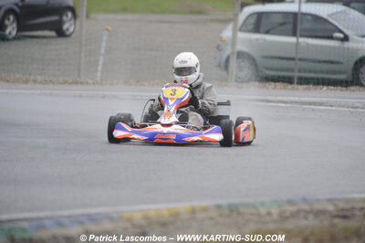 12/04/2009 : 1ère manche du Championnat Sud et 1ère manche du Championnat Régional Languedoc-Roussillon à Lavelanet (photos Patrick Lascombes) 2009 — karting