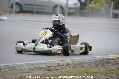 12/04/2009 : 1ère manche du Championnat Sud et 1ère manche du Championnat Régional Languedoc-Roussillon à Lavelanet (photos Patrick Lascombes) 2009 — karting