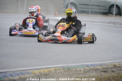 12/04/2009 : 1ère manche du Championnat Sud et 1ère manche du Championnat Régional Languedoc-Roussillon à Lavelanet (photos Patrick Lascombes) 2009 — karting