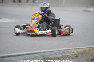 12/04/2009 : 1ère manche du Championnat Sud et 1ère manche du Championnat Régional Languedoc-Roussillon à Lavelanet (photos Patrick Lascombes) 2009 — karting