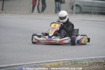 12/04/2009 : 1ère manche du Championnat Sud et 1ère manche du Championnat Régional Languedoc-Roussillon à Lavelanet (photos Patrick Lascombes) 2009 — karting