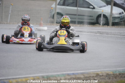 12/04/2009 : 1ère manche du Championnat Sud et 1ère manche du Championnat Régional Languedoc-Roussillon à Lavelanet (photos Patrick Lascombes) 2009 — karting