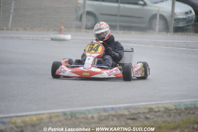 12/04/2009 : 1ère manche du Championnat Sud et 1ère manche du Championnat Régional Languedoc-Roussillon à Lavelanet (photos Patrick Lascombes) 2009 — karting