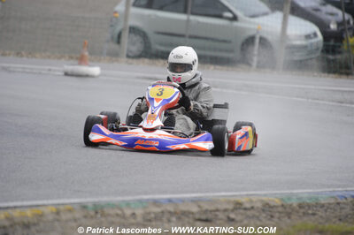 12/04/2009 : 1ère manche du Championnat Sud et 1ère manche du Championnat Régional Languedoc-Roussillon à Lavelanet (photos Patrick Lascombes) 2009 — karting