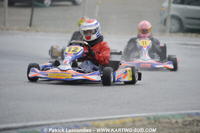 12/04/2009 : 1ère manche du Championnat Sud et 1ère manche du Championnat Régional Languedoc-Roussillon à Lavelanet (photos Patrick Lascombes) 2009 — karting