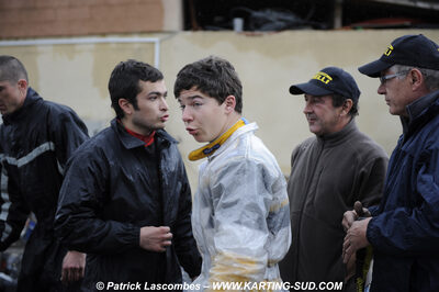 12/04/2009 : 1ère manche du Championnat Sud et 1ère manche du Championnat Régional Languedoc-Roussillon à Lavelanet (photos Patrick Lascombes) 2009 — karting