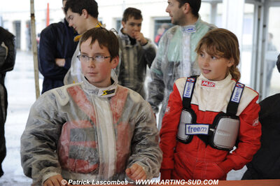 12/04/2009 : 1ère manche du Championnat Sud et 1ère manche du Championnat Régional Languedoc-Roussillon à Lavelanet (photos Patrick Lascombes) 2009 — karting