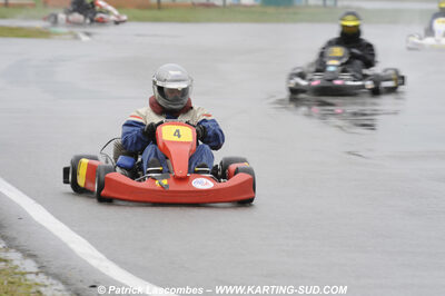 12/04/2009 : 1ère manche du Championnat Sud et 1ère manche du Championnat Régional Languedoc-Roussillon à Lavelanet (photos Patrick Lascombes) 2009 — karting