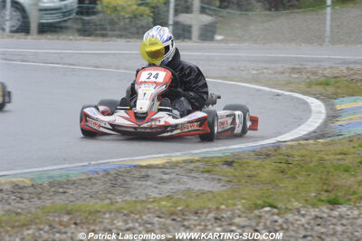 12/04/2009 : 1ère manche du Championnat Sud et 1ère manche du Championnat Régional Languedoc-Roussillon à Lavelanet (photos Patrick Lascombes) 2009 — karting
