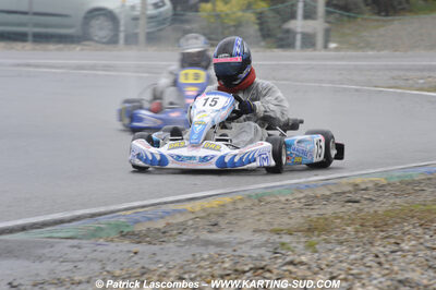 12/04/2009 : 1ère manche du Championnat Sud et 1ère manche du Championnat Régional Languedoc-Roussillon à Lavelanet (photos Patrick Lascombes) 2009 — karting