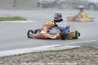 12/04/2009 : 1ère manche du Championnat Sud et 1ère manche du Championnat Régional Languedoc-Roussillon à Lavelanet (photos Patrick Lascombes) 2009 — karting