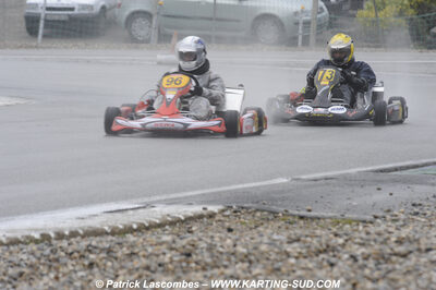 12/04/2009 : 1ère manche du Championnat Sud et 1ère manche du Championnat Régional Languedoc-Roussillon à Lavelanet (photos Patrick Lascombes) 2009 — karting