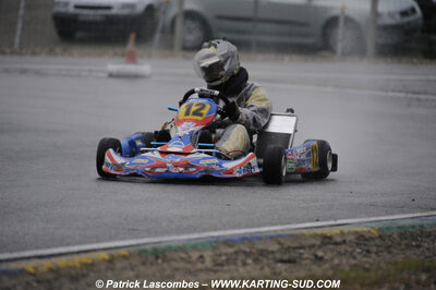 12/04/2009 : 1ère manche du Championnat Sud et 1ère manche du Championnat Régional Languedoc-Roussillon à Lavelanet (photos Patrick Lascombes) 2009 — karting