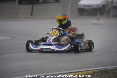 12/04/2009 : 1ère manche du Championnat Sud et 1ère manche du Championnat Régional Languedoc-Roussillon à Lavelanet (photos Patrick Lascombes) 2009 — karting