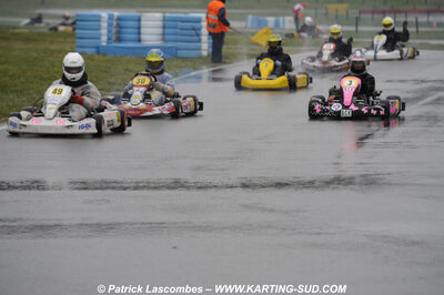 12/04/2009 : 1ère manche du Championnat Sud et 1ère manche du Championnat Régional Languedoc-Roussillon à Lavelanet (photos Patrick Lascombes) 2009 — karting