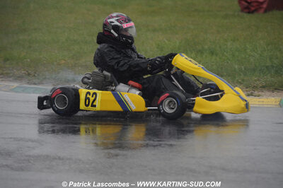 12/04/2009 : 1ère manche du Championnat Sud et 1ère manche du Championnat Régional Languedoc-Roussillon à Lavelanet (photos Patrick Lascombes) 2009 — karting