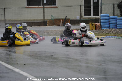 12/04/2009 : 1ère manche du Championnat Sud et 1ère manche du Championnat Régional Languedoc-Roussillon à Lavelanet (photos Patrick Lascombes) 2009 — karting