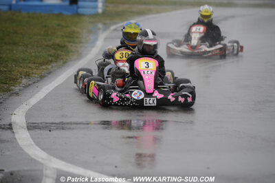 12/04/2009 : 1ère manche du Championnat Sud et 1ère manche du Championnat Régional Languedoc-Roussillon à Lavelanet (photos Patrick Lascombes) 2009 — karting