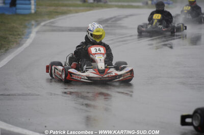 12/04/2009 : 1ère manche du Championnat Sud et 1ère manche du Championnat Régional Languedoc-Roussillon à Lavelanet (photos Patrick Lascombes) 2009 — karting