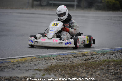 12/04/2009 : 1ère manche du Championnat Sud et 1ère manche du Championnat Régional Languedoc-Roussillon à Lavelanet (photos Patrick Lascombes) 2009 — karting