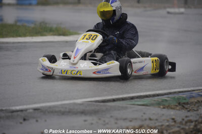12/04/2009 : 1ère manche du Championnat Sud et 1ère manche du Championnat Régional Languedoc-Roussillon à Lavelanet (photos Patrick Lascombes) 2009 — karting