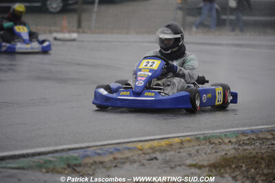 12/04/2009 : 1ère manche du Championnat Sud et 1ère manche du Championnat Régional Languedoc-Roussillon à Lavelanet (photos Patrick Lascombes) 2009 — karting
