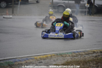 12/04/2009 : 1ère manche du Championnat Sud et 1ère manche du Championnat Régional Languedoc-Roussillon à Lavelanet (photos Patrick Lascombes) 2009 — karting