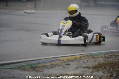 12/04/2009 : 1ère manche du Championnat Sud et 1ère manche du Championnat Régional Languedoc-Roussillon à Lavelanet (photos Patrick Lascombes) 2009 — karting