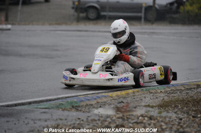 12/04/2009 : 1ère manche du Championnat Sud et 1ère manche du Championnat Régional Languedoc-Roussillon à Lavelanet (photos Patrick Lascombes) 2009 — karting