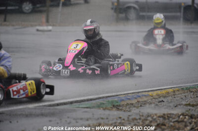 12/04/2009 : 1ère manche du Championnat Sud et 1ère manche du Championnat Régional Languedoc-Roussillon à Lavelanet (photos Patrick Lascombes) 2009 — karting