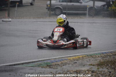 12/04/2009 : 1ère manche du Championnat Sud et 1ère manche du Championnat Régional Languedoc-Roussillon à Lavelanet (photos Patrick Lascombes) 2009 — karting