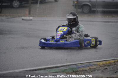 12/04/2009 : 1ère manche du Championnat Sud et 1ère manche du Championnat Régional Languedoc-Roussillon à Lavelanet (photos Patrick Lascombes) 2009 — karting