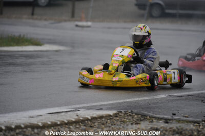 12/04/2009 : 1ère manche du Championnat Sud et 1ère manche du Championnat Régional Languedoc-Roussillon à Lavelanet (photos Patrick Lascombes) 2009 — karting
