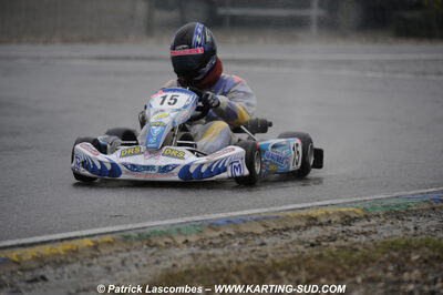 12/04/2009 : 1ère manche du Championnat Sud et 1ère manche du Championnat Régional Languedoc-Roussillon à Lavelanet (photos Patrick Lascombes) 2009 — karting