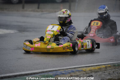 12/04/2009 : 1ère manche du Championnat Sud et 1ère manche du Championnat Régional Languedoc-Roussillon à Lavelanet (photos Patrick Lascombes) 2009 — karting