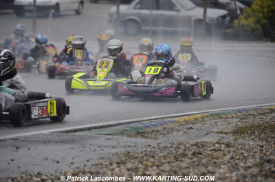 12/04/2009 : 1ère manche du Championnat Sud et 1ère manche du Championnat Régional Languedoc-Roussillon à Lavelanet (photos Patrick Lascombes) 2009 — karting