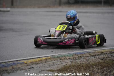 12/04/2009 : 1ère manche du Championnat Sud et 1ère manche du Championnat Régional Languedoc-Roussillon à Lavelanet (photos Patrick Lascombes) 2009 — karting