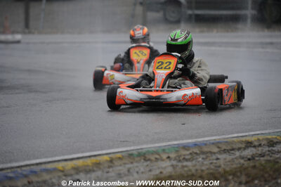 12/04/2009 : 1ère manche du Championnat Sud et 1ère manche du Championnat Régional Languedoc-Roussillon à Lavelanet (photos Patrick Lascombes) 2009 — karting