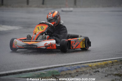 12/04/2009 : 1ère manche du Championnat Sud et 1ère manche du Championnat Régional Languedoc-Roussillon à Lavelanet (photos Patrick Lascombes) 2009 — karting