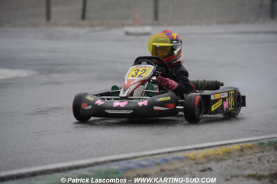 12/04/2009 : 1ère manche du Championnat Sud et 1ère manche du Championnat Régional Languedoc-Roussillon à Lavelanet (photos Patrick Lascombes) 2009 — karting