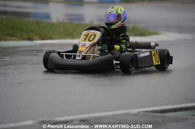 12/04/2009 : 1ère manche du Championnat Sud et 1ère manche du Championnat Régional Languedoc-Roussillon à Lavelanet (photos Patrick Lascombes) 2009 — karting